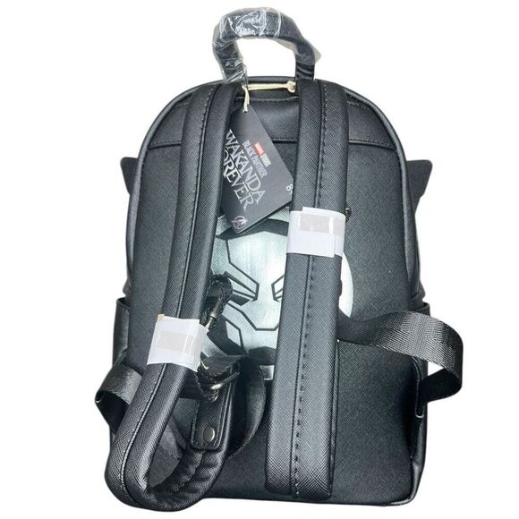 NEW Loungefly Marvel Black Panther Wakanda Forever Figural Mini Backpack main image 3